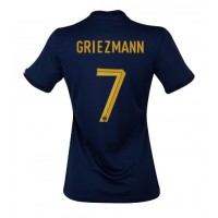 Fotballdrakt Dame Frankrike Antoine Griezmann #7 Hjemmedrakt VM 2022 Kortermet